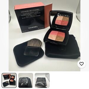 CHANEL Voyage de Chanel Face Palette - Red, Pink, Tan, Cream